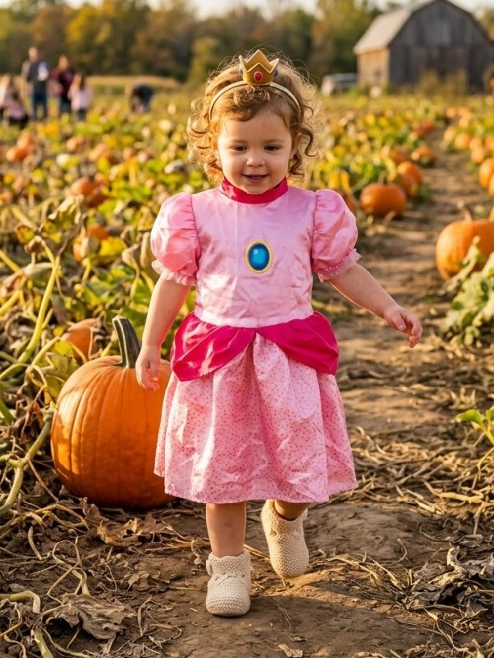 Super Mario Princess Peach Dress Sz 2T